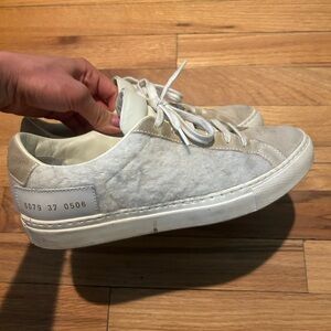 Women’s Common Projects Suede Fur Sneakers